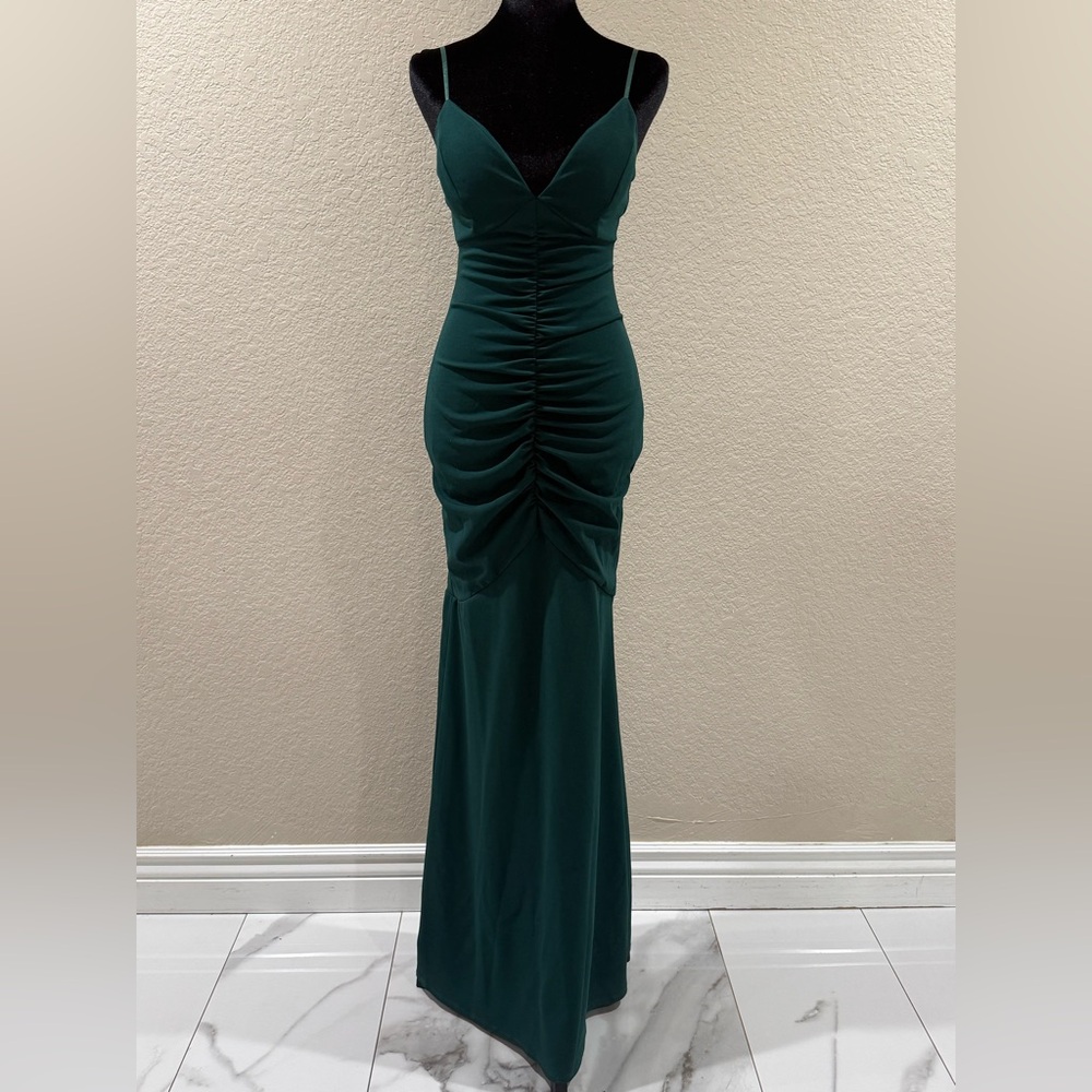 Windsor Deep Green Maxi Dress